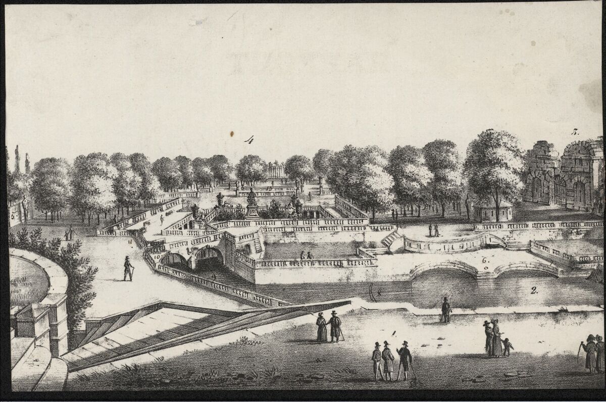 [Nîmes. Jardins de la Fontaine]