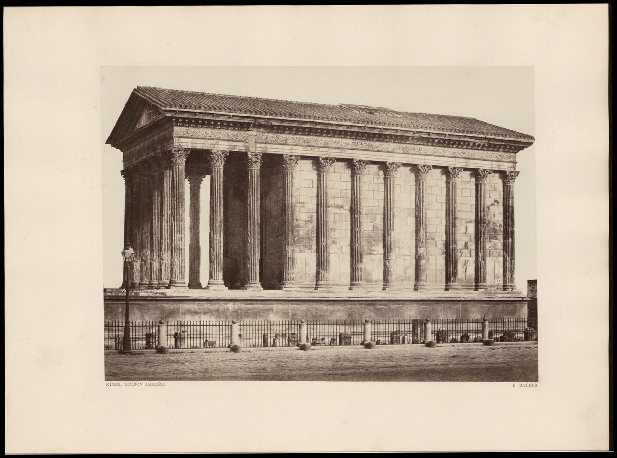 Nîmes. Maison carrée / E. Baldus