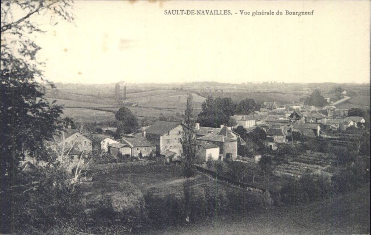 Sault-de-Navailles : Vue générale du Bourgneuf
