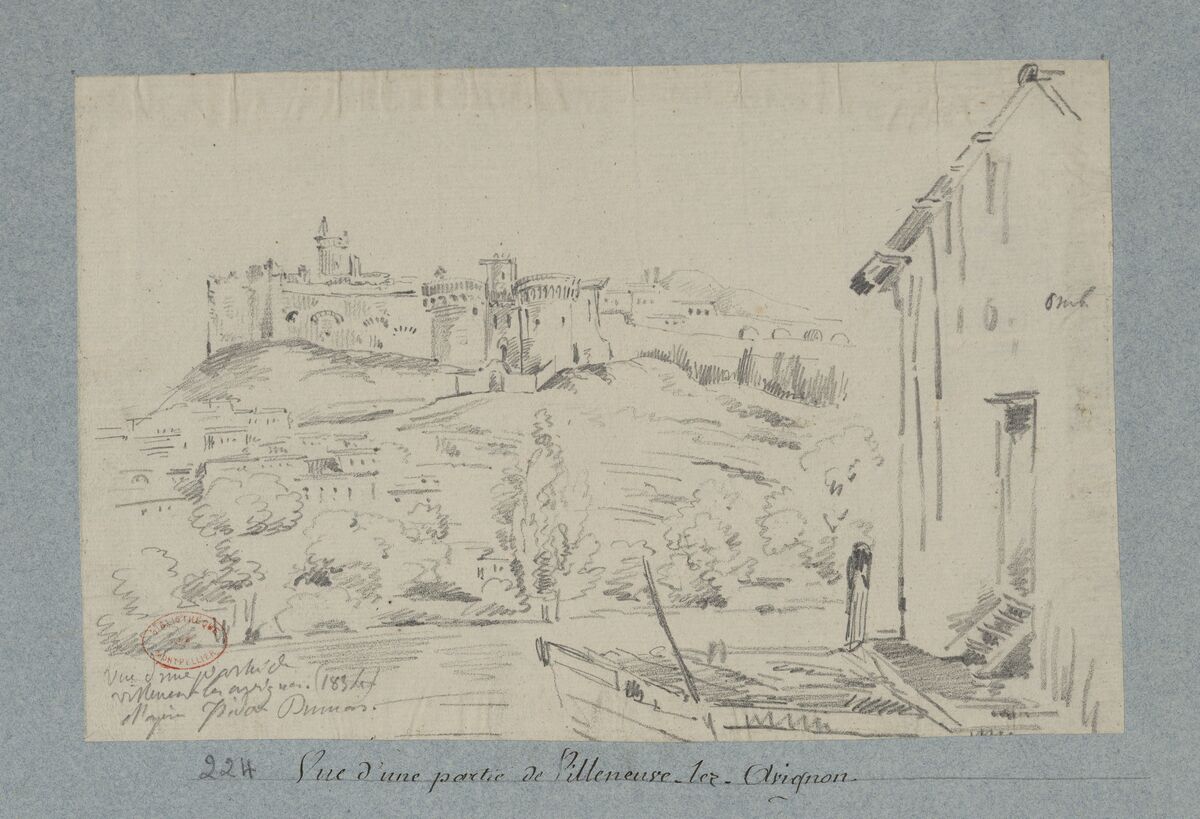 Vue d'une partie de Villeneuve-lez-Avignon