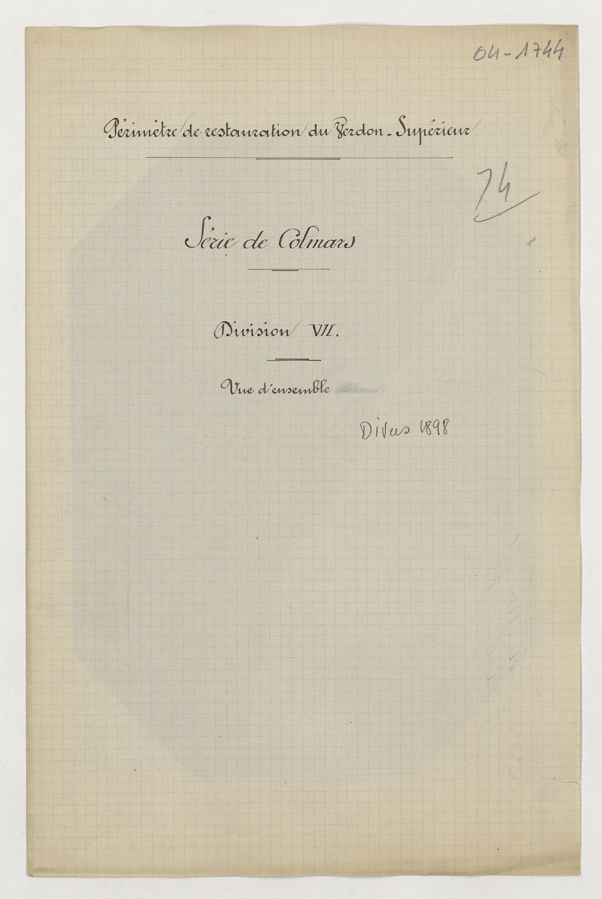 Division vii (vue d'ensemble) / Gazin ; Trotabas