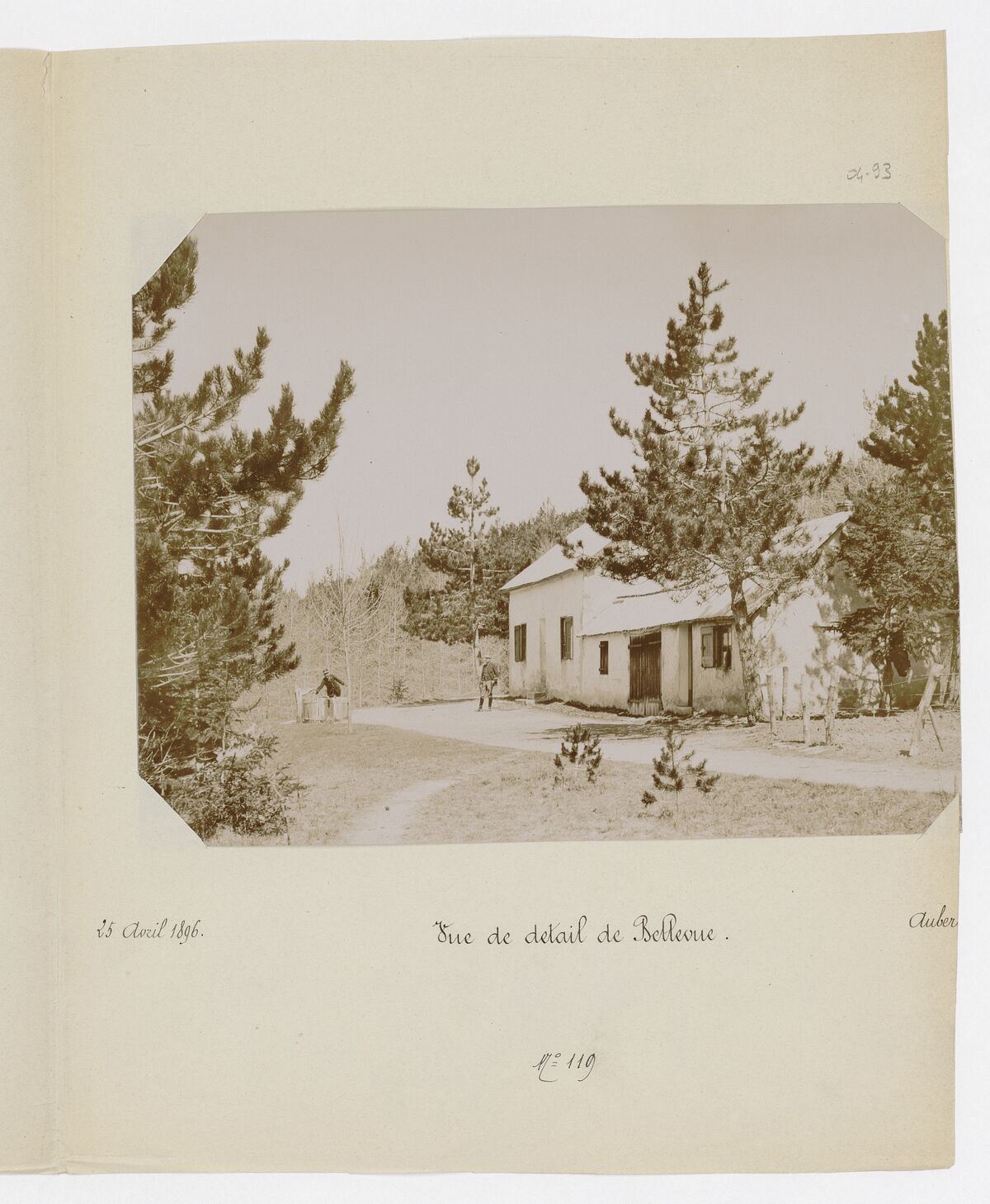 Bellevue (vue de détail d'une baraque) / Aubert