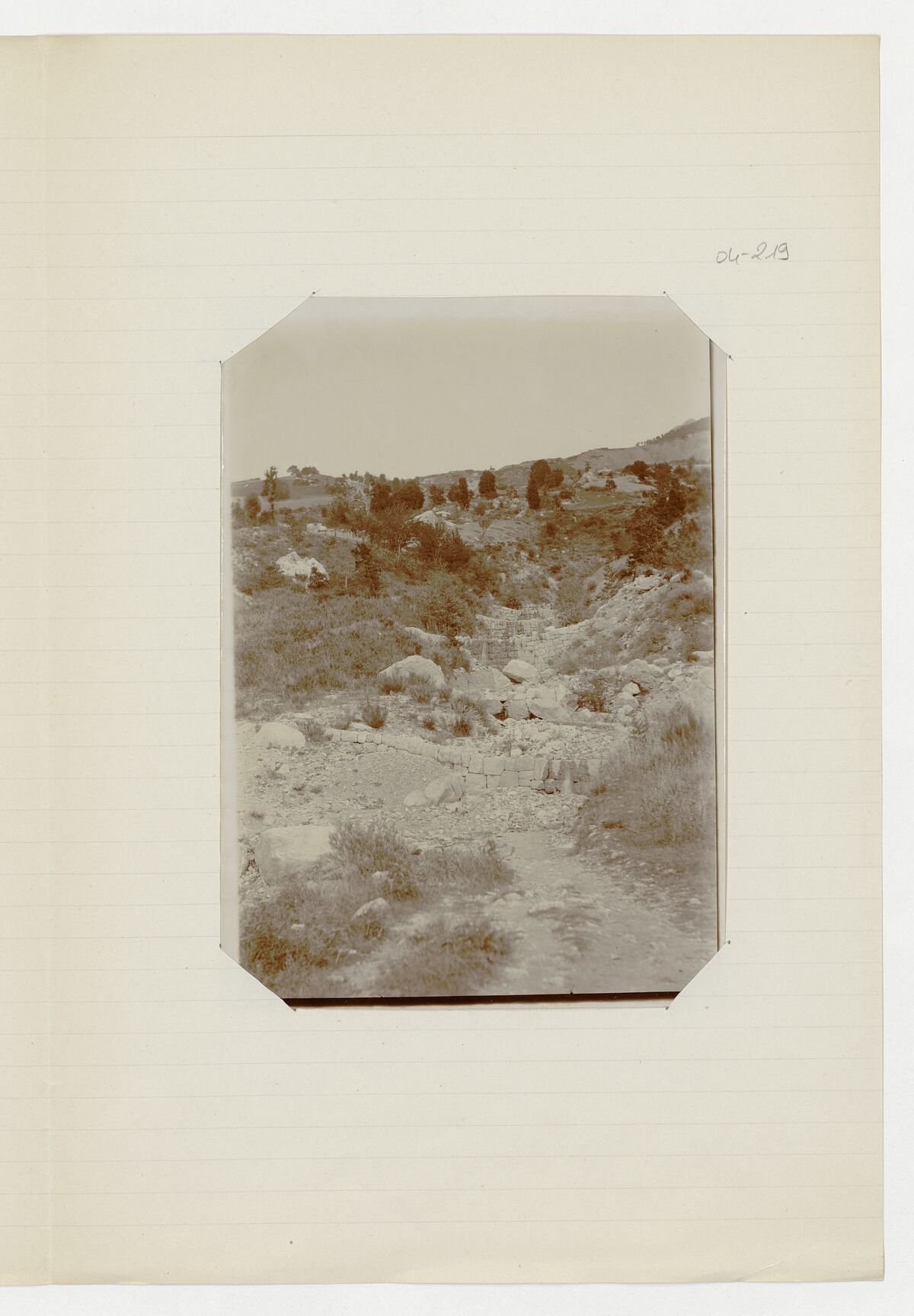 Torrent de l'Areste (barrages construits en 1896) / Bardonnaut