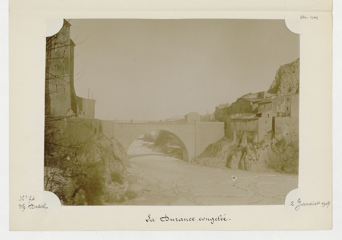 La Durance (rivière congelée) / Bedel