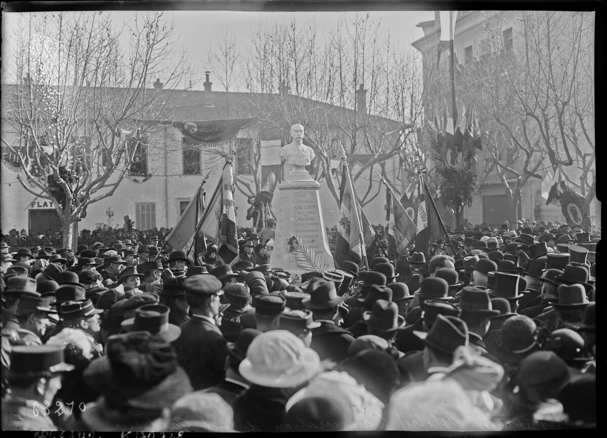 Saint-Raphaël, 16/1/21, inauguration du monument Galliéni : [photographie de presse] / [Agence Rol]