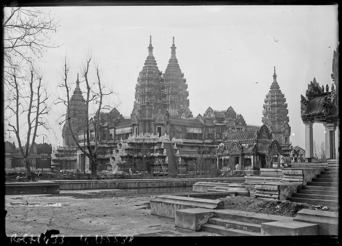 24-1-22, Marseille, exposition coloniale, [pavillon de l']Indo-Chine : [photographie de presse] / [Agence Rol]