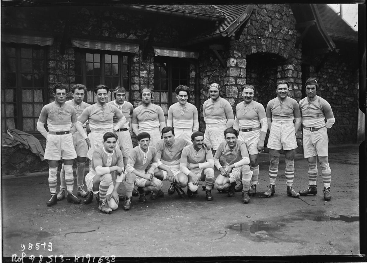 Colombes, 8/2/25, rugby, équipe S. O. Avignon : [photographie de presse] / [Agence Rol]