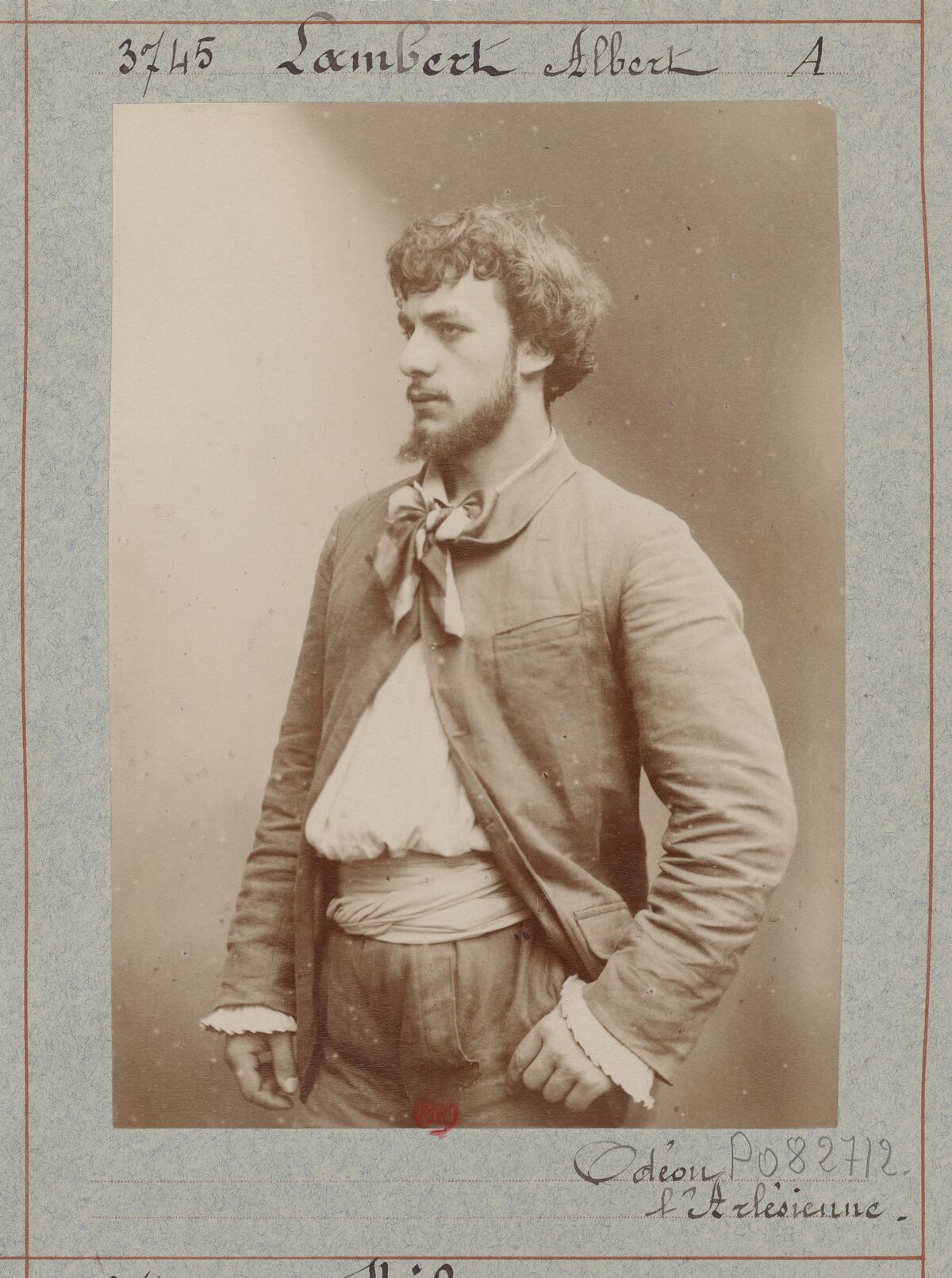 Lambert Albert. Odéon. L'Arlésienne : [photographie, tirage de démonstration] / [Atelier Nadar]