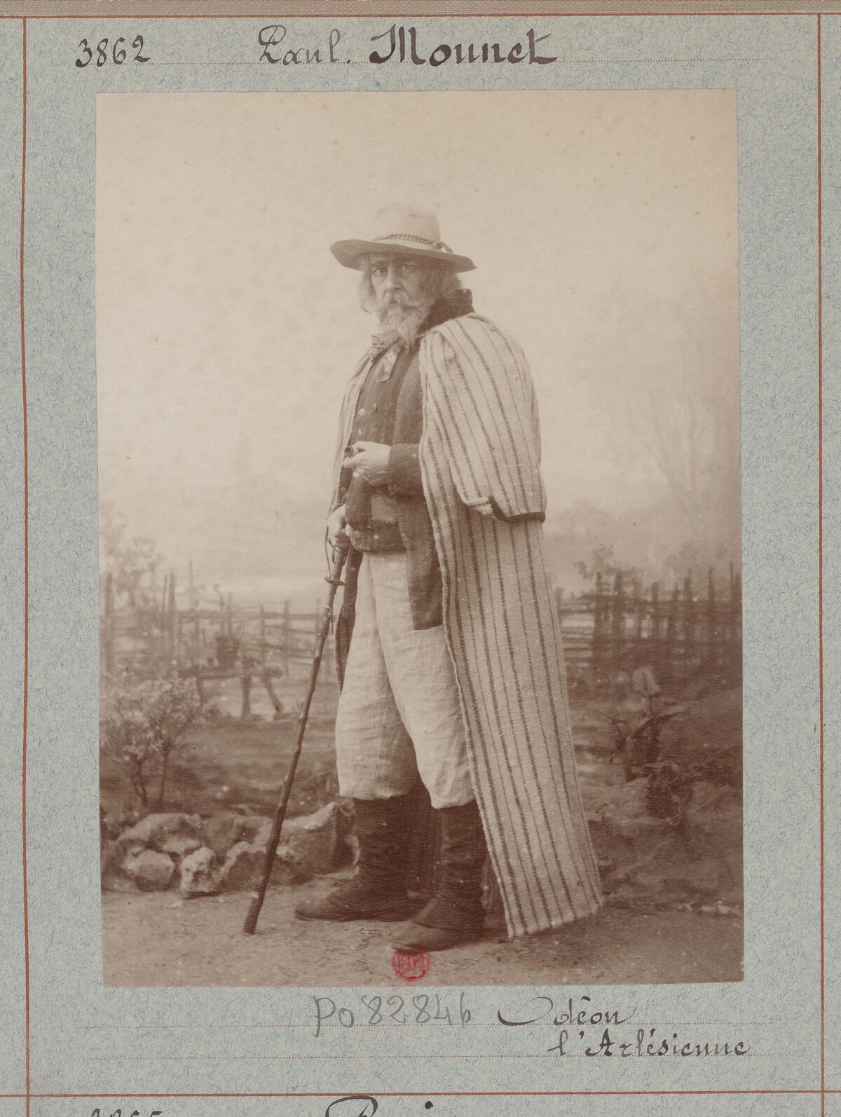 Paul Mounet. Odéon. L'Arlésienne : [photographie, tirage de démonstration] / [Atelier Nadar]