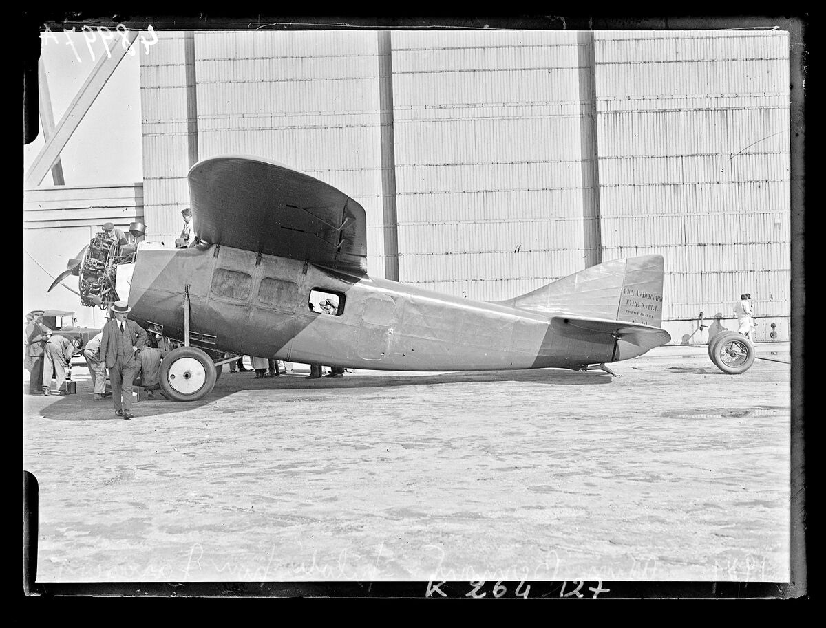 Avion Bernard, piloté par Tarascon, 1927 : [photographie de presse] / [Agence Meurisse]