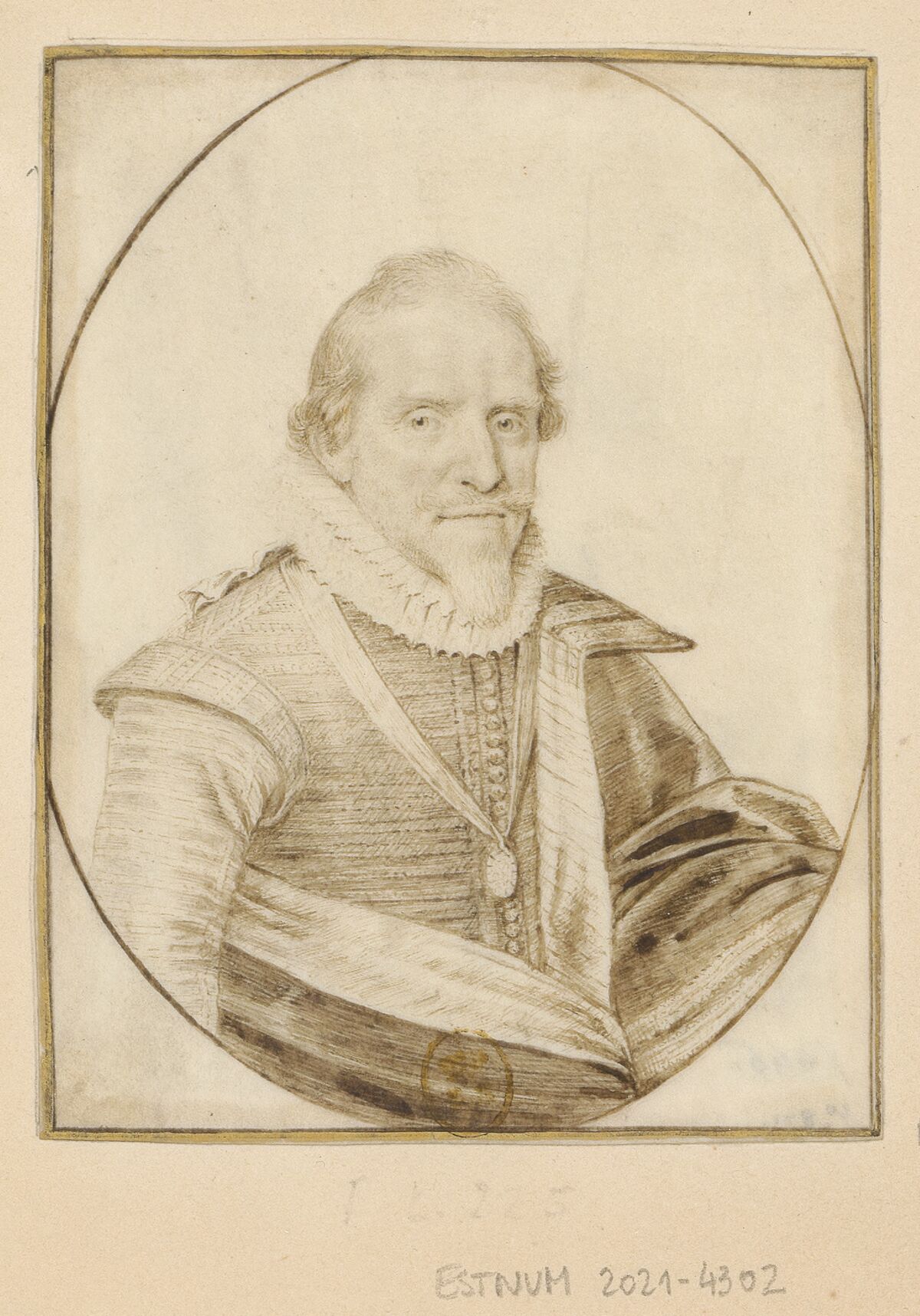 [Portrait de Maurice, prince d'Orange] : [dessin] / [Crispyn van den Queborn]
