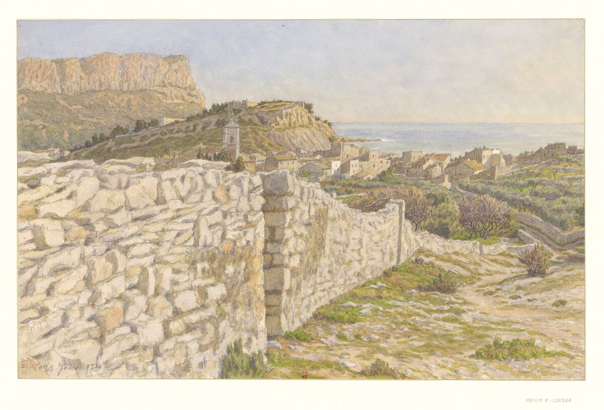 Cassis : [dessin] / HR [Henri Rivière] [cachet rouge]