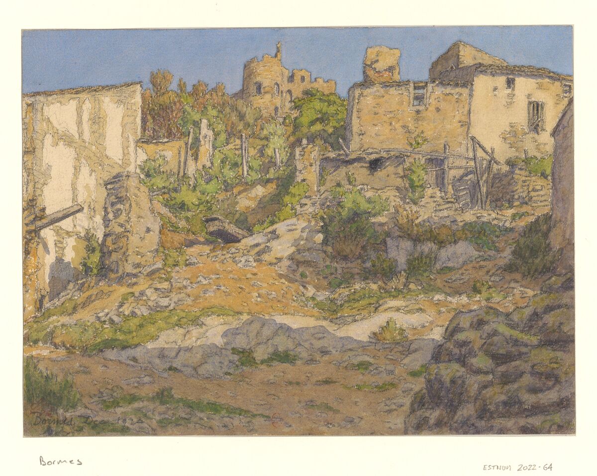 Bormes : [dessin] / HR [Henri Rivière] [monogr.]