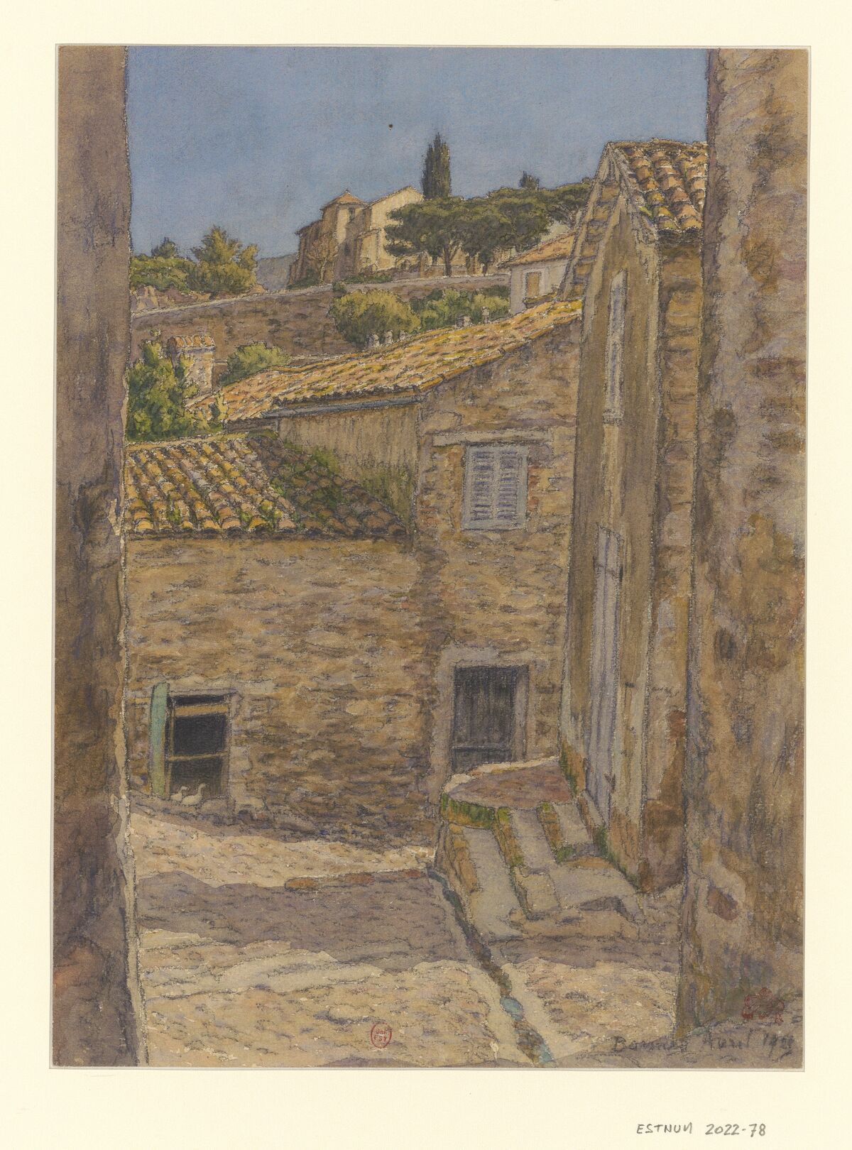 Bormes : [dessin] / HR [Henri Rivière] [monogr.]
