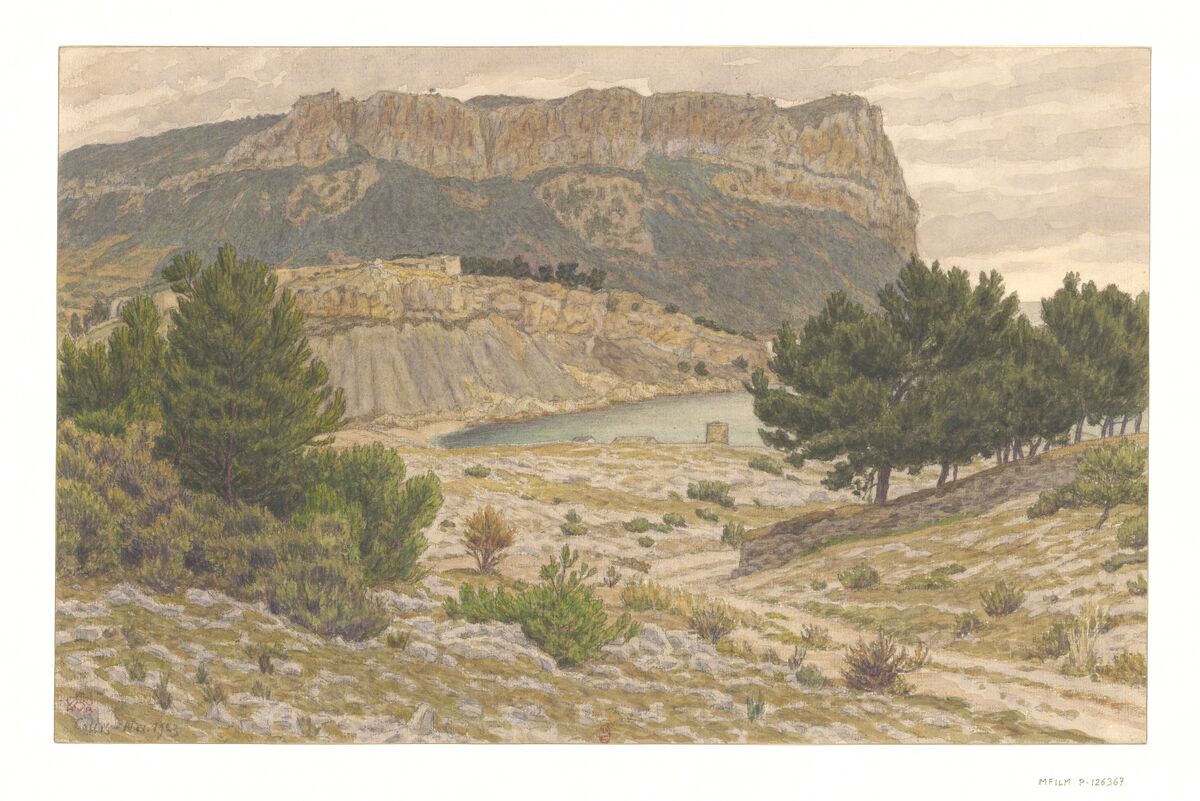 Cassis : [dessin] / HR [Henri Rivière] [cachet rouge]