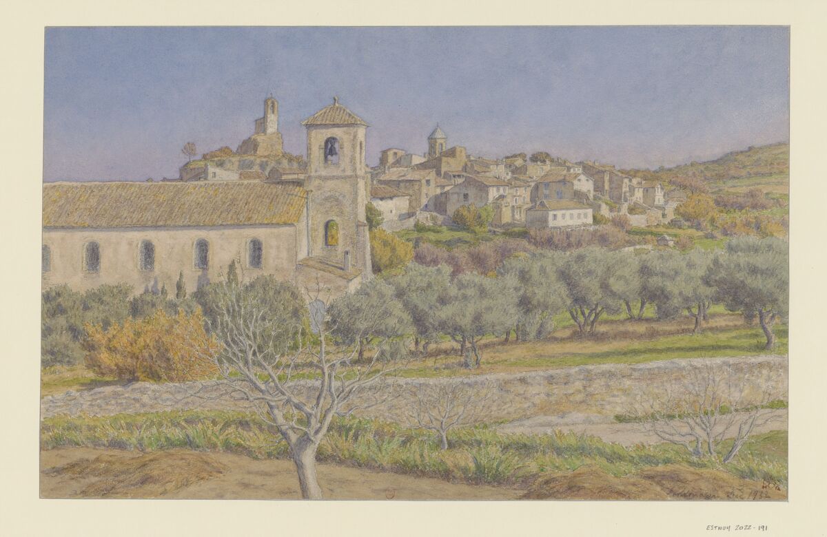 Lourmarin : [dessin] / HR [Henri Rivière] [monogr.]