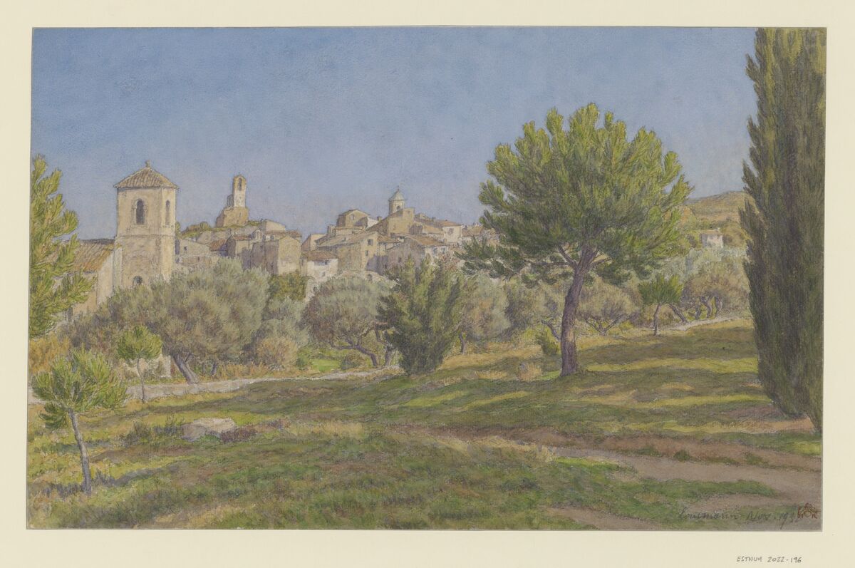 Lourmarin : [dessin] / HR [Henri Rivière] [monogr.]