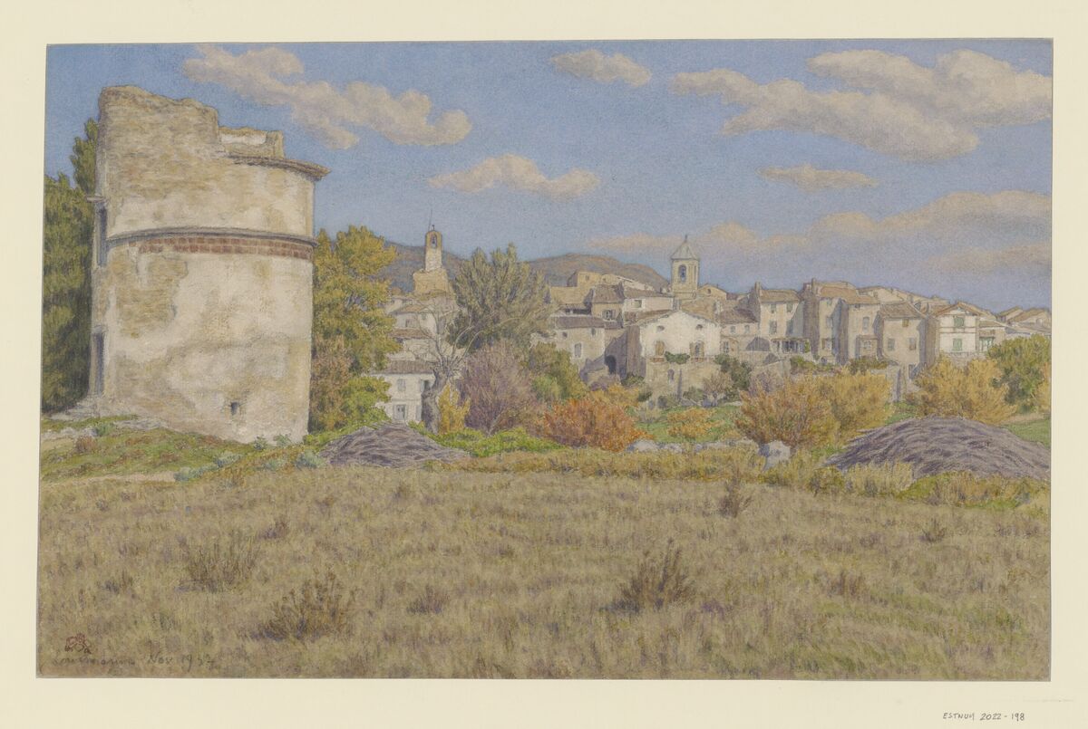 Lourmarin : [dessin] / HR [Henri Rivière] [monogr.]