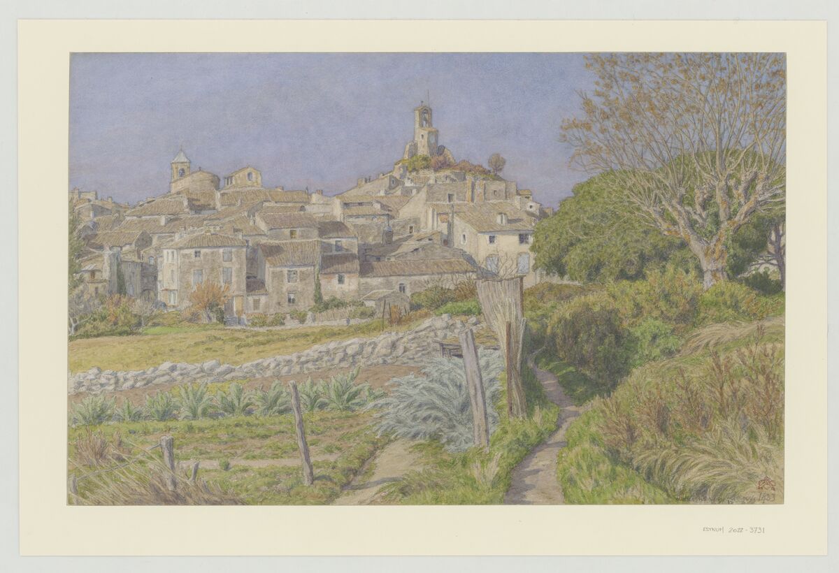 Lourmarin : [dessin] / HR [Henri Rivière] [monogr.]