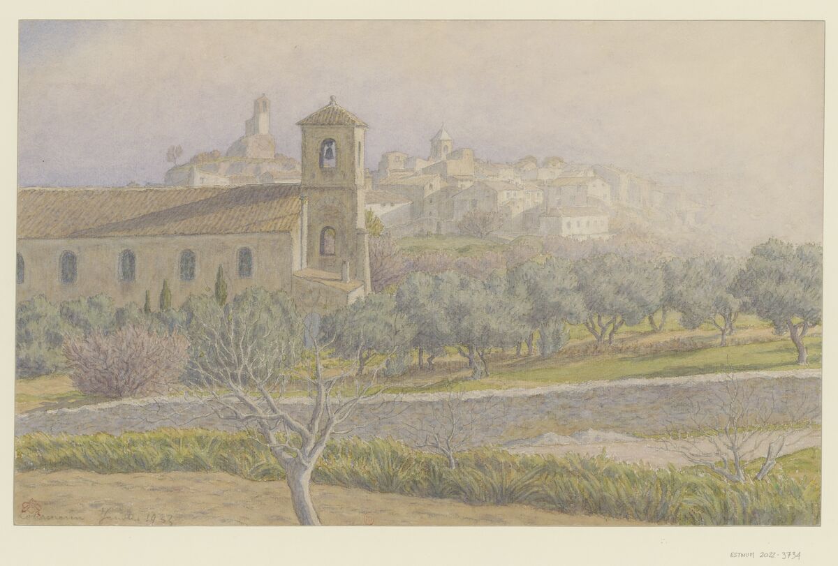 Lourmarin : [dessin] / HR [Henri Rivière] [monogr.]