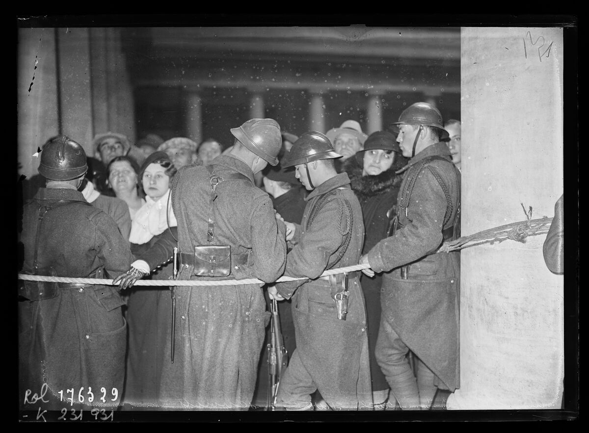 Aix[-en-Provence], 28/10/33, procès Sarret-Schmidt [le public] : [photographie de presse] / [Agence Rol]