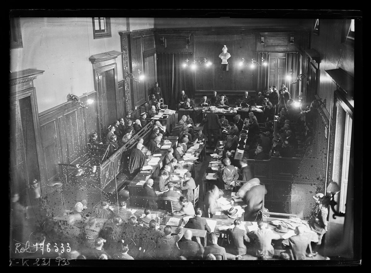 Aix[-en-Provence], 28/10/33, procès Sarret-Schmidt [vue générale] : [photographie de presse] / [Agence Rol]