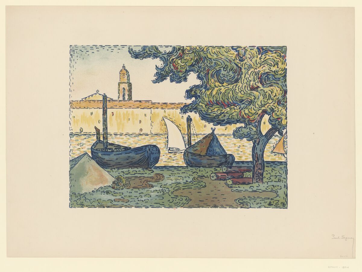 [Saint-Tropez II] : [estampe] / PS [monogramme] et Paul Signac