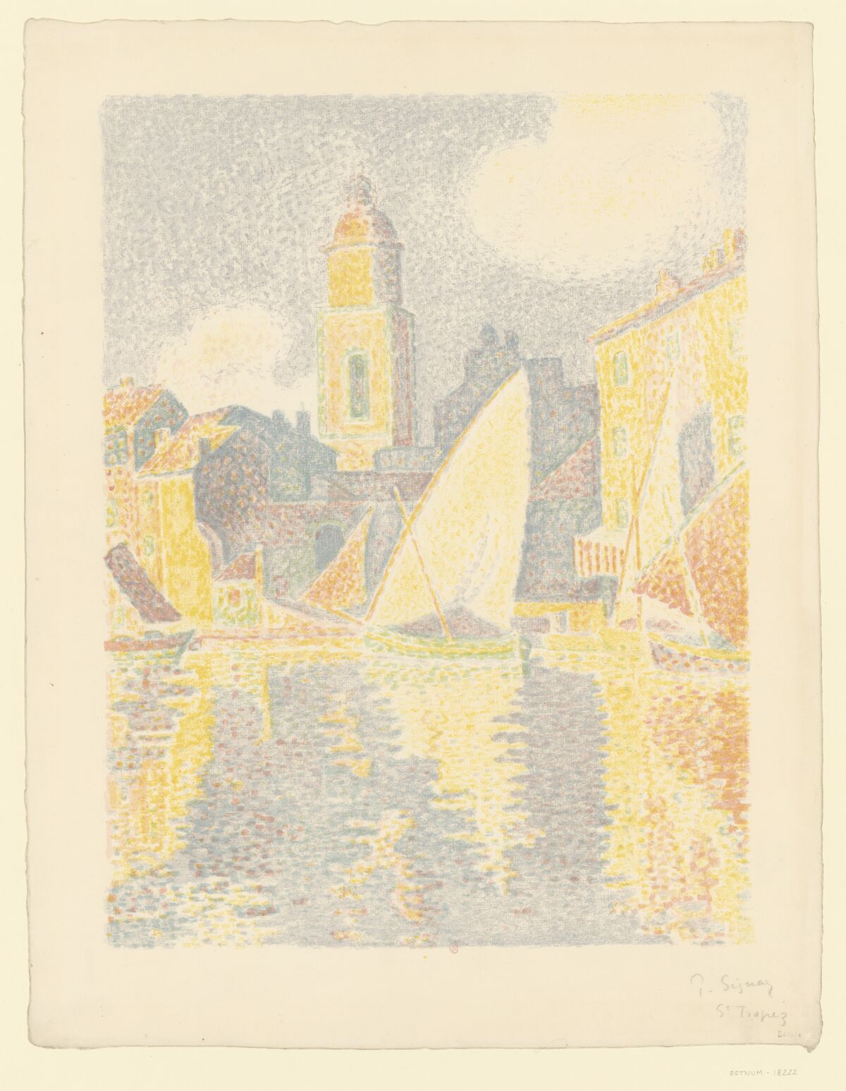 [Saint-Tropez : le Port] : [estampe] / P. Signac