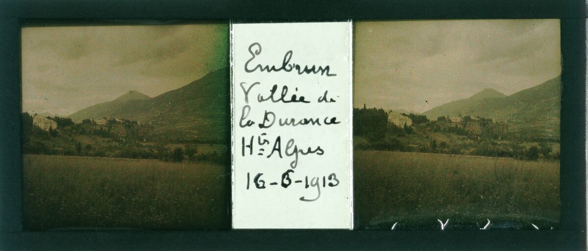Embrun. Vallée de la Durance, Htes Alpes, 16.6.1913 : [photographie] / [Jean-Ferdinand Coste]