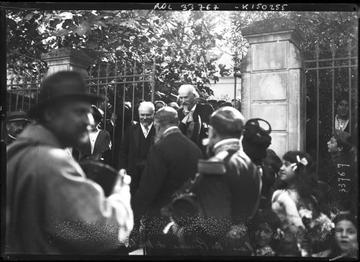 Maillane, Mr Poincaré et Mistral : [photographie de presse] / [Agence Rol]