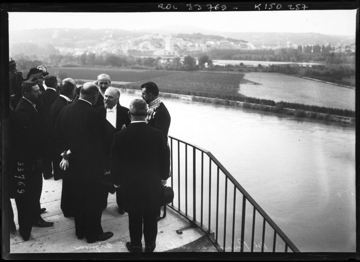 Mr Poincaré au rocher des Doms à Avignon : [photographie de presse] / [Agence Rol]