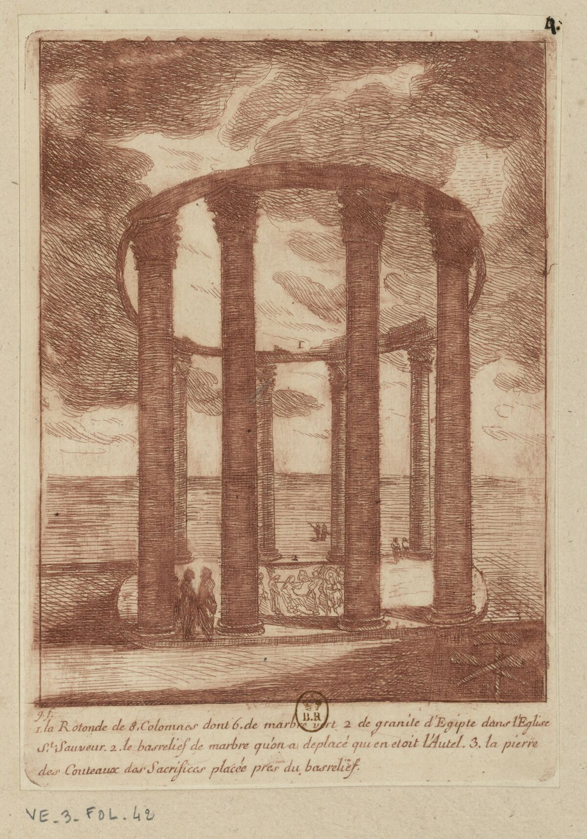 La Rotonde de 8 colonnes : [estampe] / g. f.