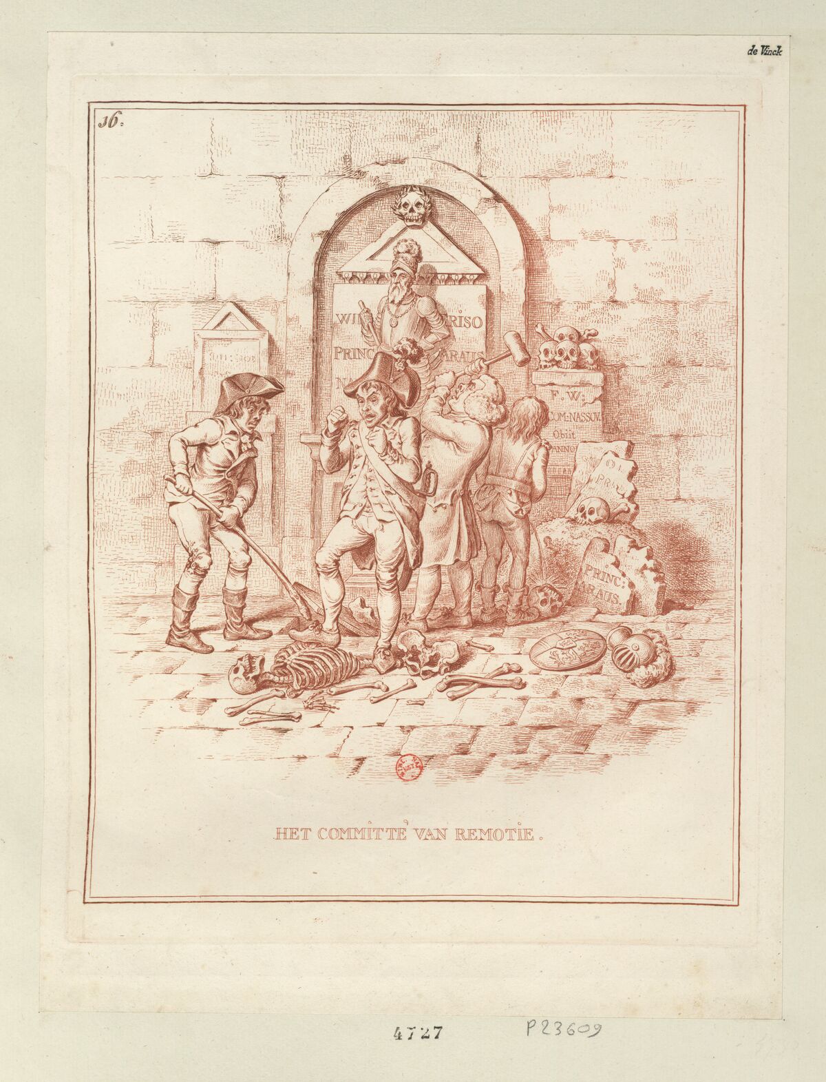 Het Committe van remotie : [estampe] / [gravé par W. Humphrey d'après D. Hess]