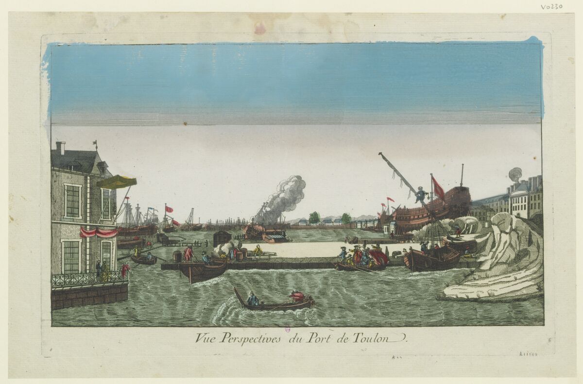 Vue Perspectives du Port de Toulon : [estampe]
