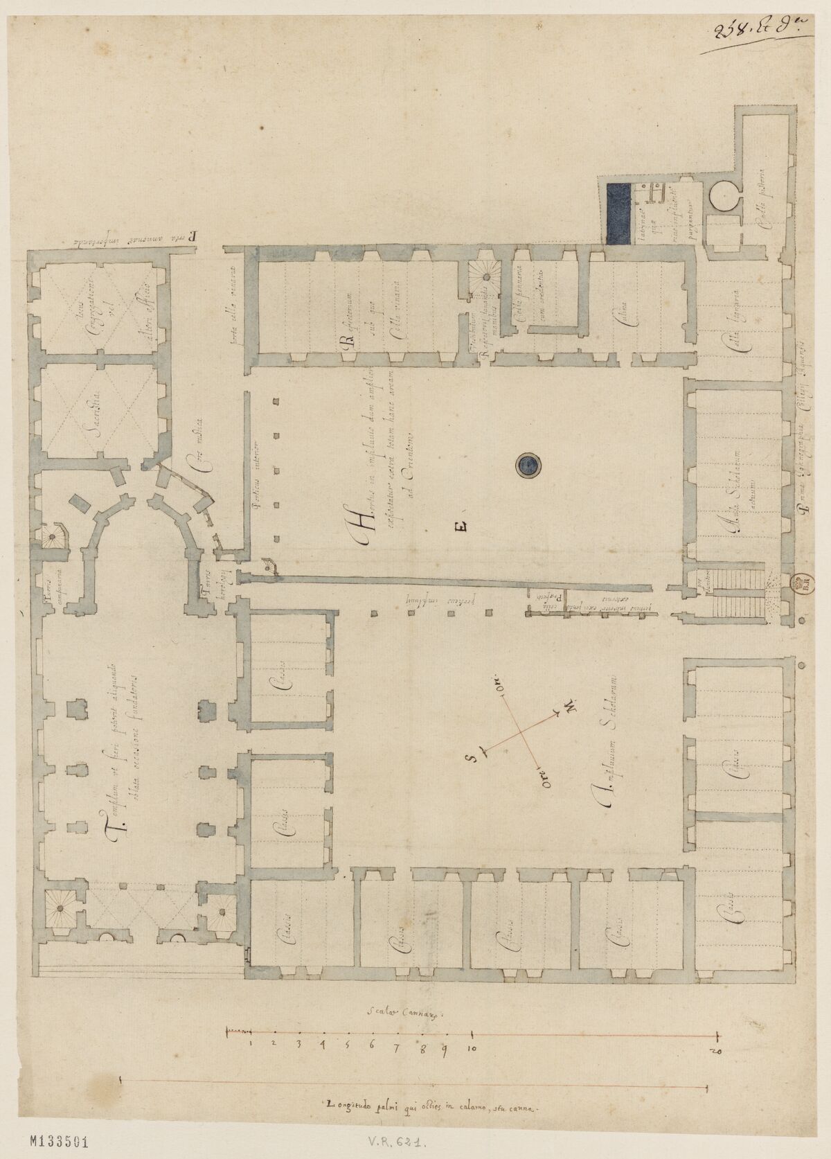 [Collège Royal Bourbon d'Aix-en-Provence, France : projet d'ensemble, y compris l'église] : [dessin, plan]