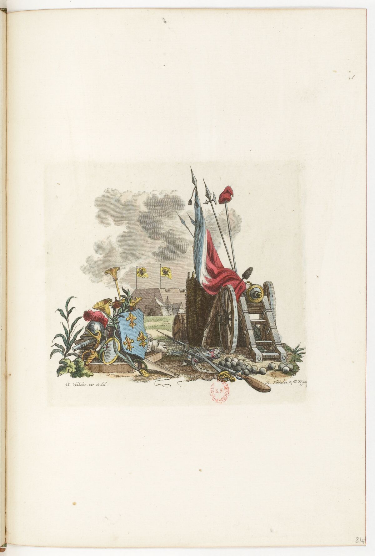 [Tafereelen van de Staatsomwenteling in Frankrijk] : [agttiende deel] : [estampe] / R. Vinkeles inv. et del. ; R. Vinkeles & D. Vrydag sculp.